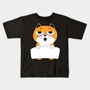 Cute dog cartoon lover Kids T-Shirt